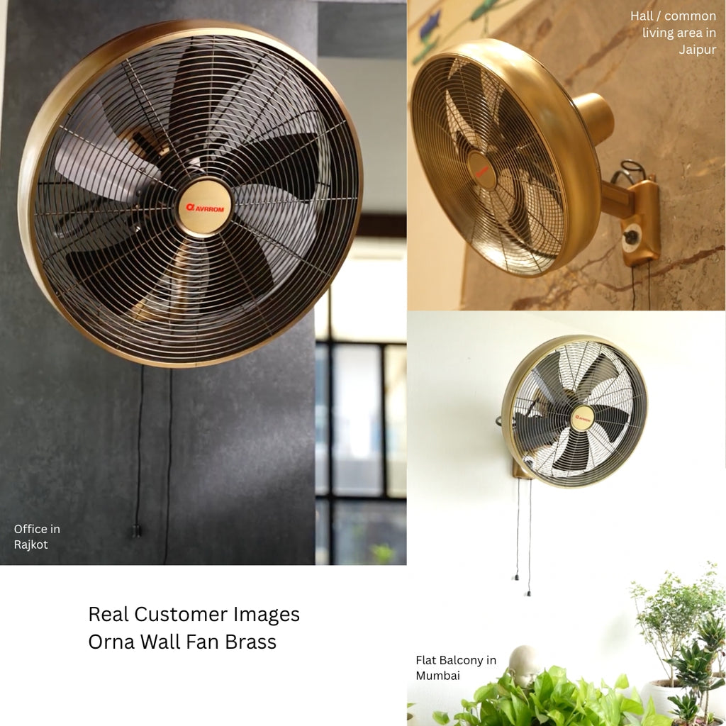 Avrrom Orna Wall Fan – A Steel Designer Wall Fan