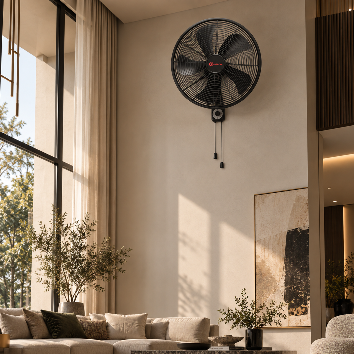 Avrrom Orna Wall Fan – A Steel Designer Wall Fan