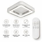 Airova Smart Bladeless LED Ceiling Fan
