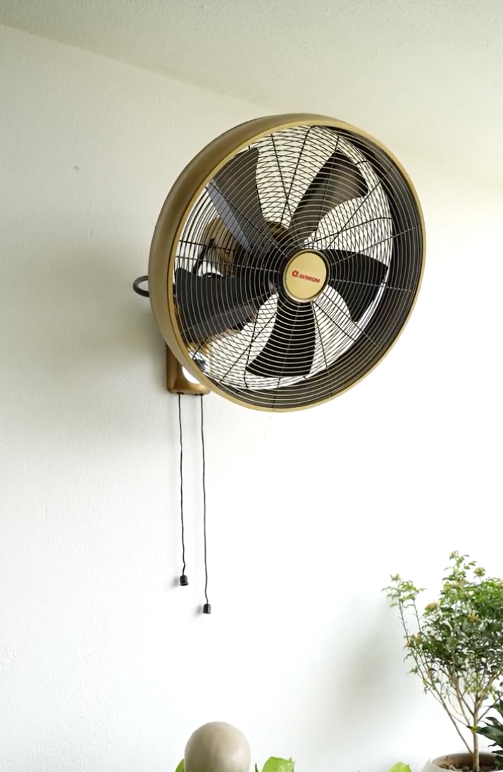 Avrrom Orna Wall Fan – A Steel Designer Wall Fan