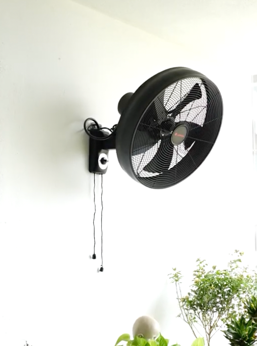Avrrom Orna Black Wall Fan – A Steel Designer Wall Fan