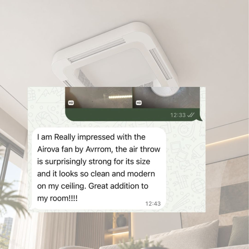 Airova Smart Bladeless LED Ceiling Fan