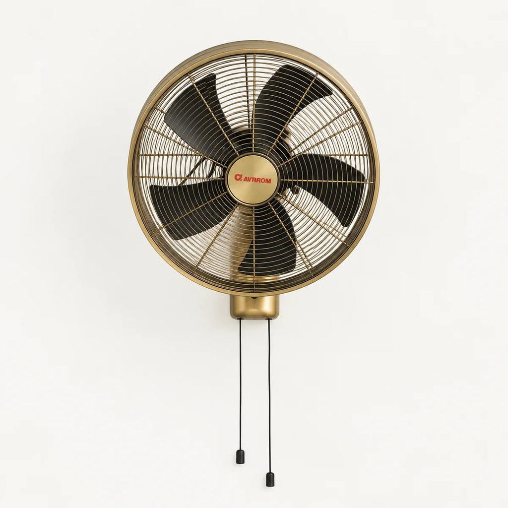 Avrrom Orna Black Wall Fan – A Steel Designer Wall Fan