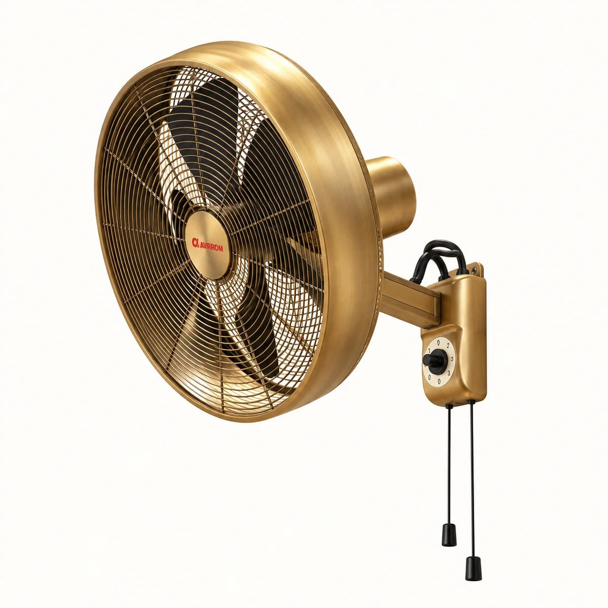 Avrrom Orna Black Wall Fan – A Steel Designer Wall Fan