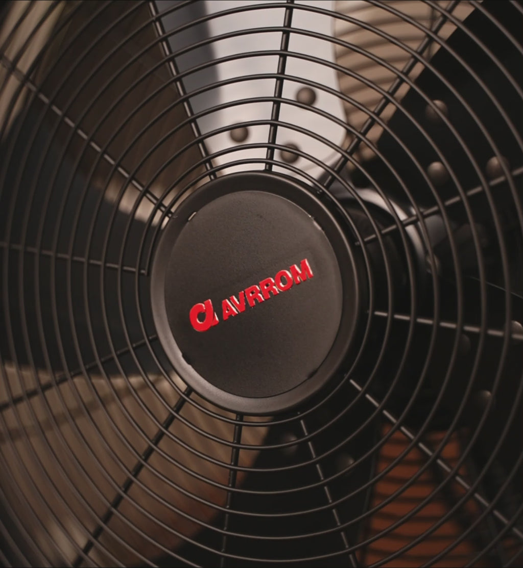 Avrrom Orna Black Wall Fan – A Steel Designer Wall Fan
