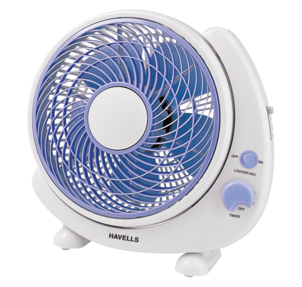 CRESCENT 250 mm personal fan with table and wall mounting option