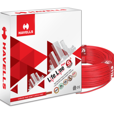 Havells Lifeline Plus S3 HRFR Cables 6 sqmm 90Mtr
