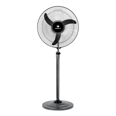 Havells Windstorm Oxy 400mm Pedestal Fan Silver Grey