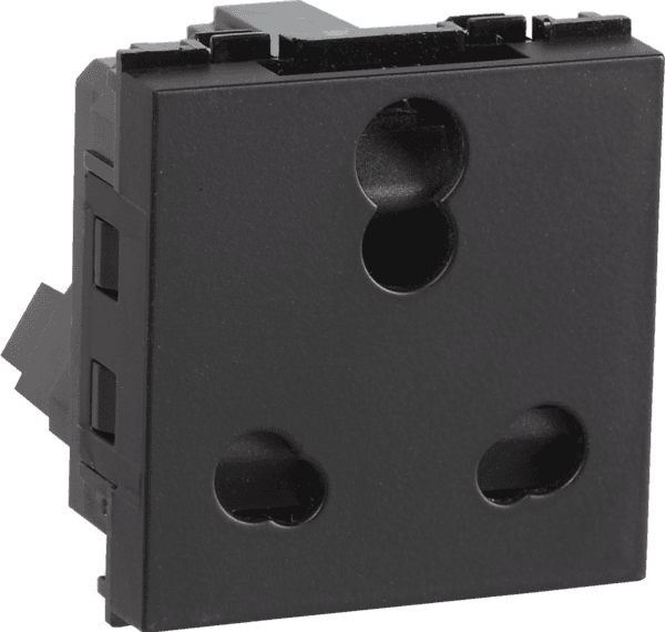shuttered type socket