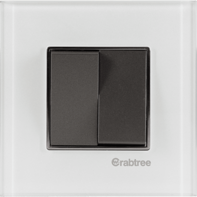 Havells Signia Grande 2 M Igloo White Glass Outer Plate