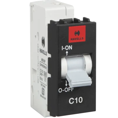 Havells Coral 10 A SP C Mini MCB grey