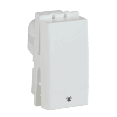 Signia 10 A Bell Push Switch White