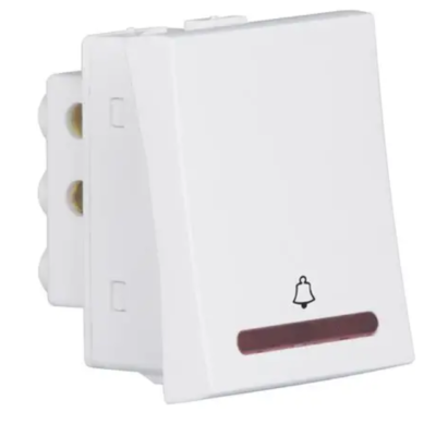 10 A Mega bell push switch with indicator (2 M)